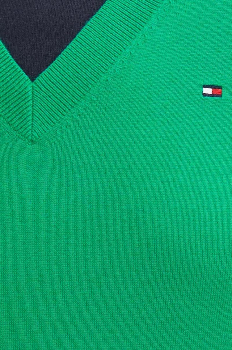 Tommy Hilfiger dámský zelený svetr
