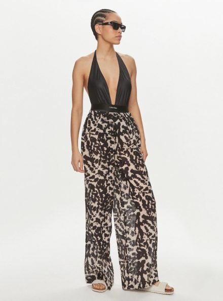 Calvin Klein vzorované plážové kalhoty