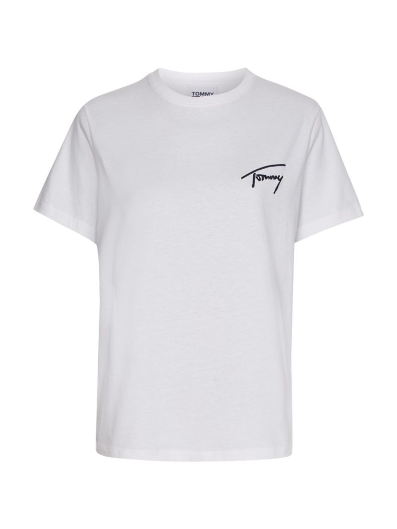 Tommy Jeans dámské bílé triko