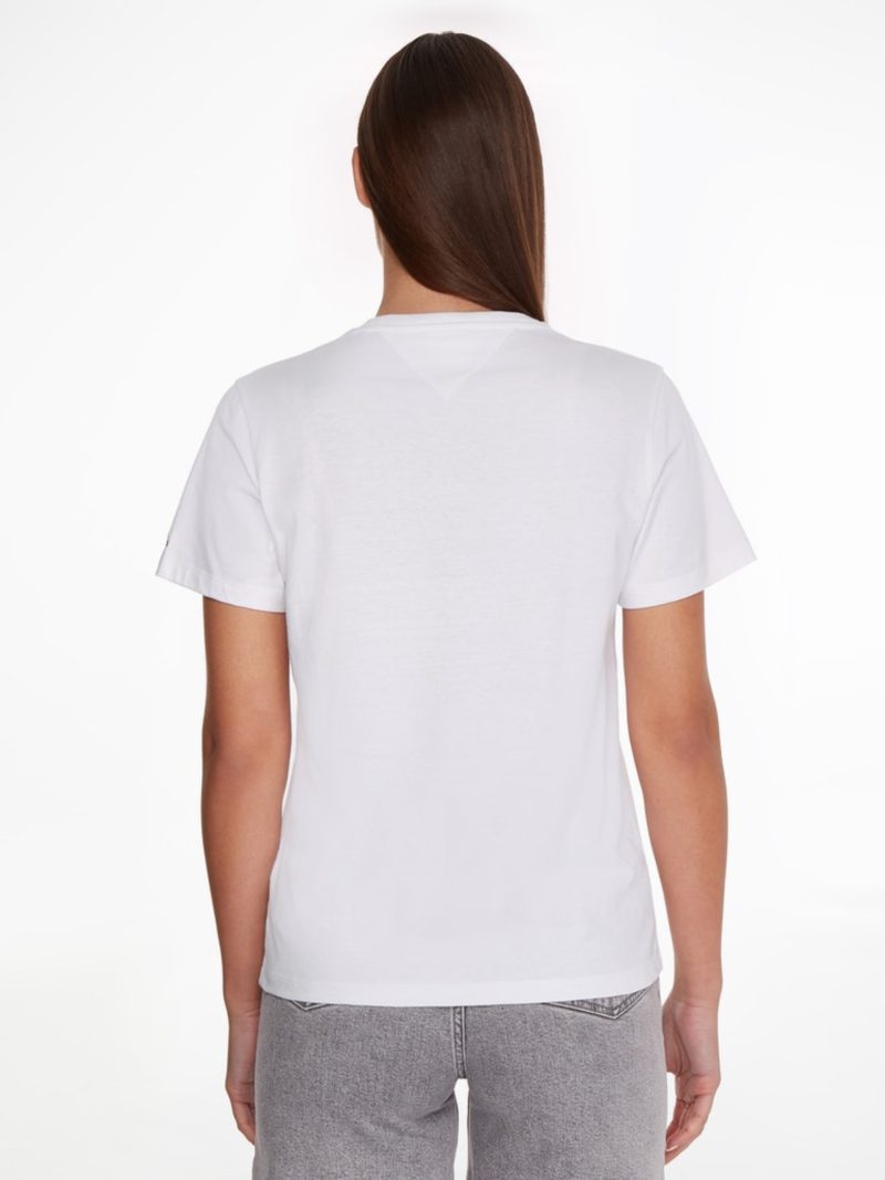 Tommy Jeans dámské bílé triko