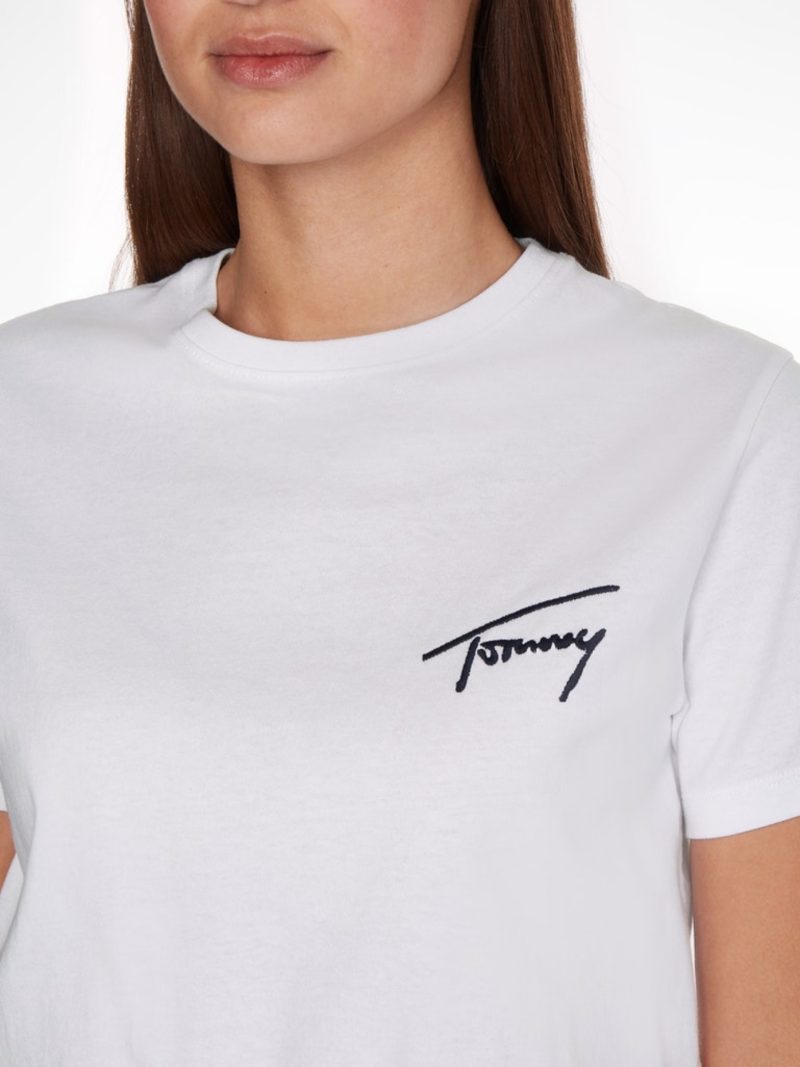 Tommy Jeans dámské bílé triko