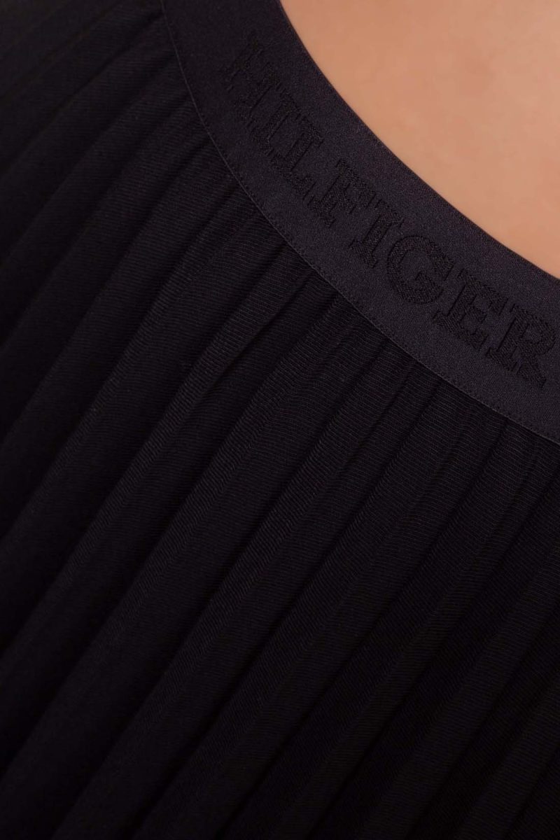 Tommy Hilfiger dámská černá skládaná sukně