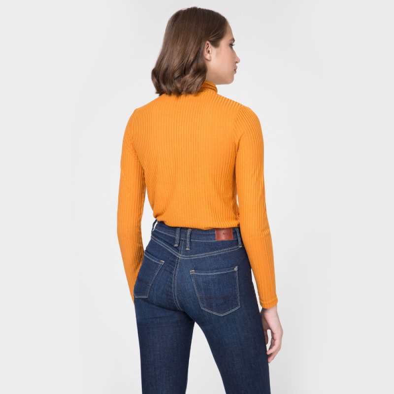 Pepe Jeans okrový dámský rolák
