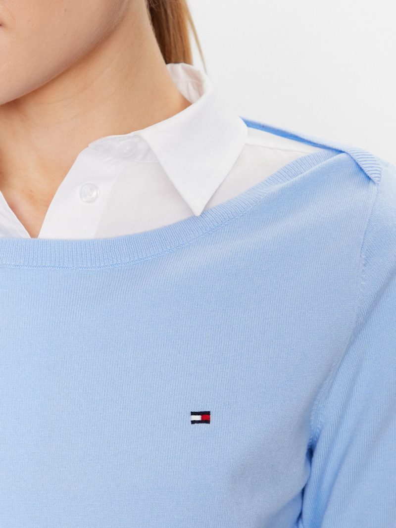 Tommy Hilfiger dámský světle modrý svetr
