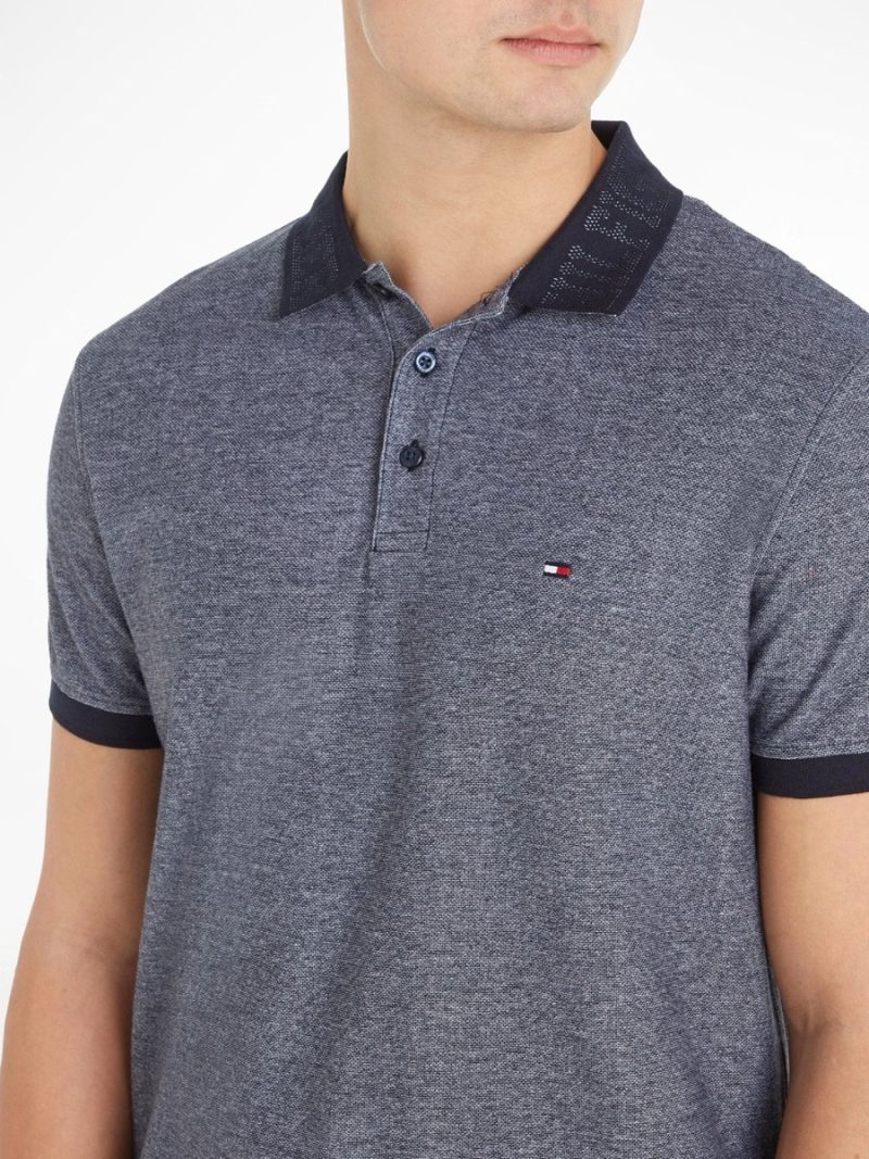 Tommy Hilfiger pánské tmavě modré polotričko