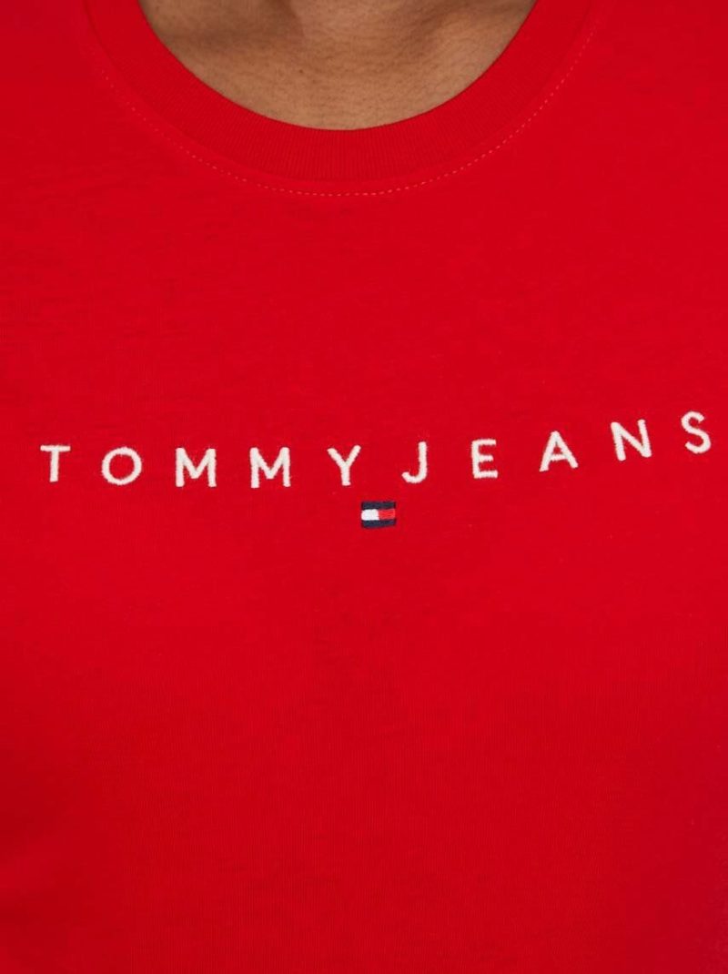 Tommy Hilfiger dámské červené tričko