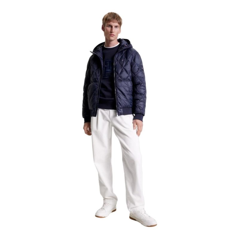 Tommy Hilfiger pánská tmavě modrá bunda