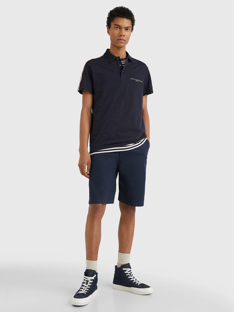 Tommy Hilfiger pánské tmavěmodré polo tričko