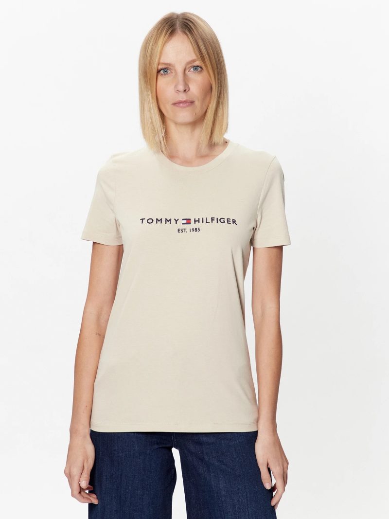 Tommy Hilfiger dámské béžové tričko