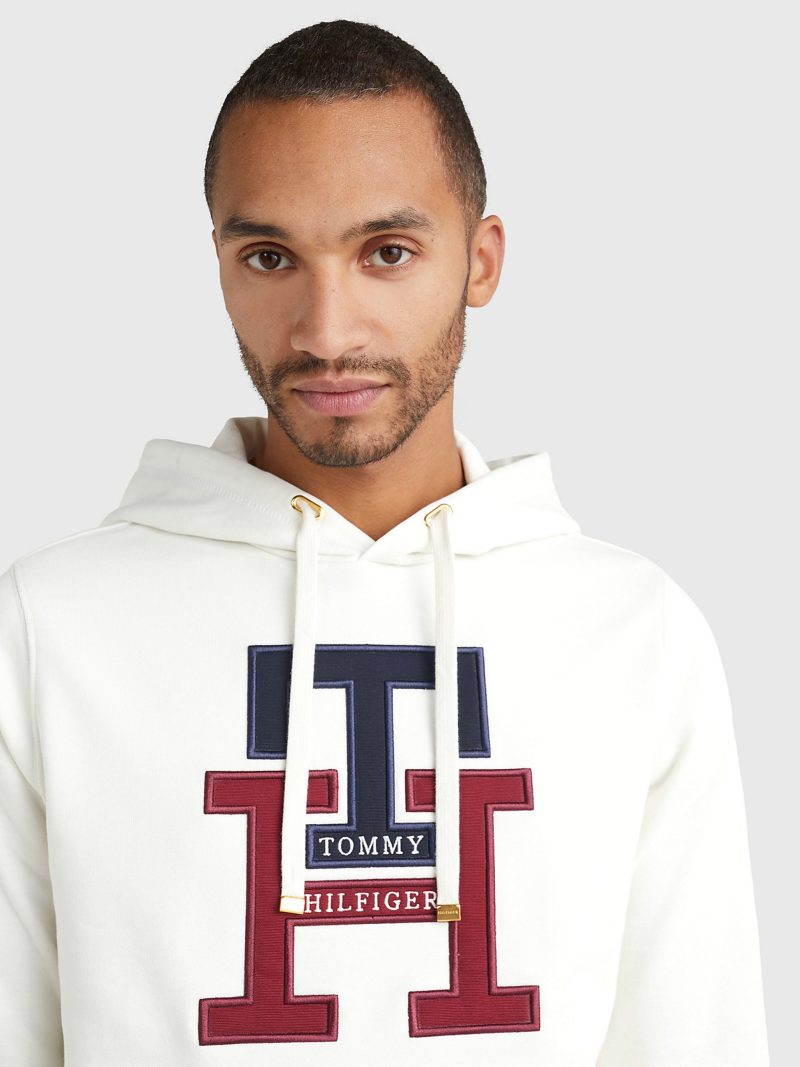 Tommy Hilfiger pánská bílá mikina