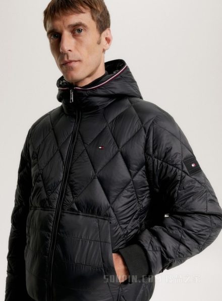 Tommy Hilfiger pánská černá bunda