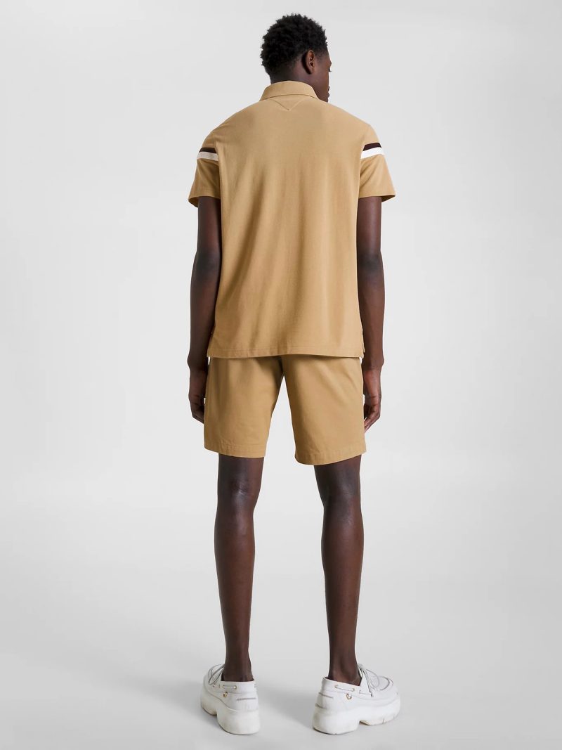Tommy Hilfiger pánské béžové polotričko Monotype