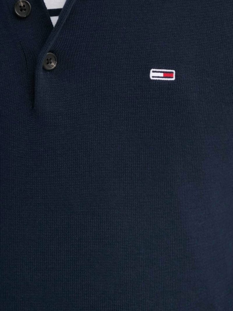 Tommy Jeans pánský modrý svetr