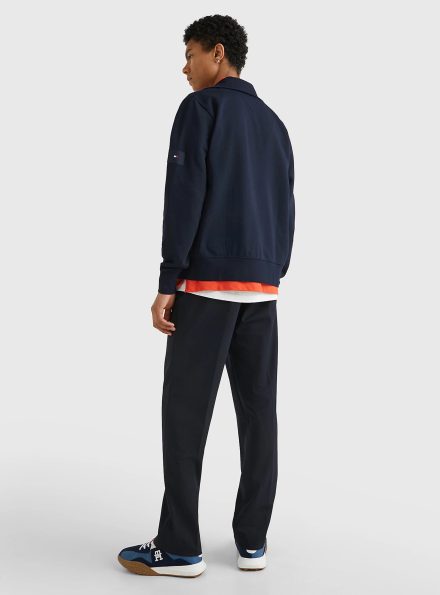 Tommy Hilfiger pánská tmavě modrá mikina Badged graphic