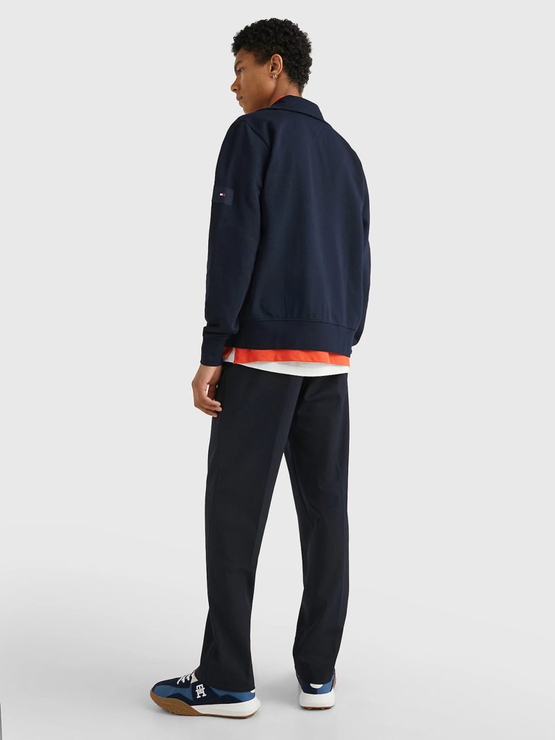 Tommy Hilfiger pánská tmavě modrá mikina Badged graphic