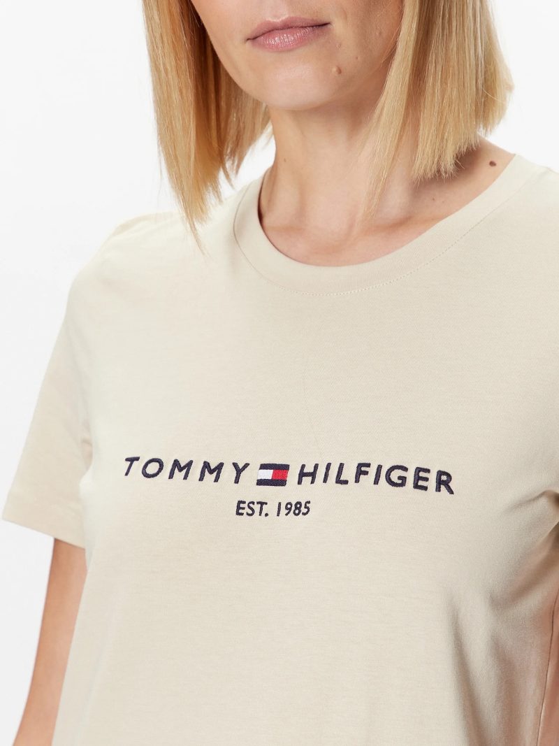 Tommy Hilfiger dámské béžové tričko