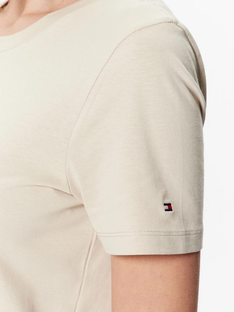 Tommy Hilfiger dámské béžové tričko