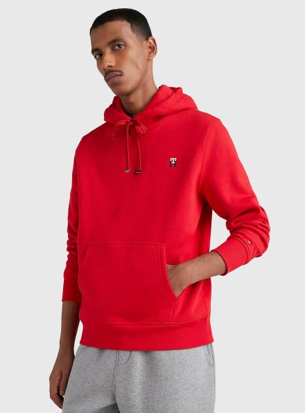 Tommy Hilfiger pánská červená mikina
