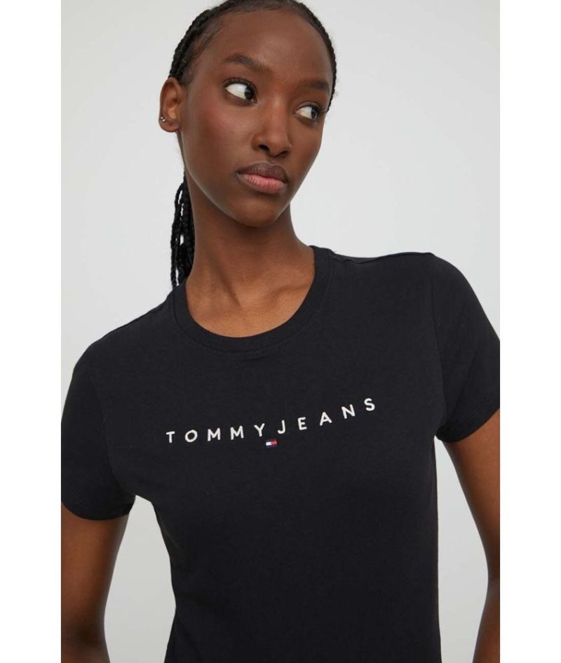 Tommy Jeans dámské černé tričko