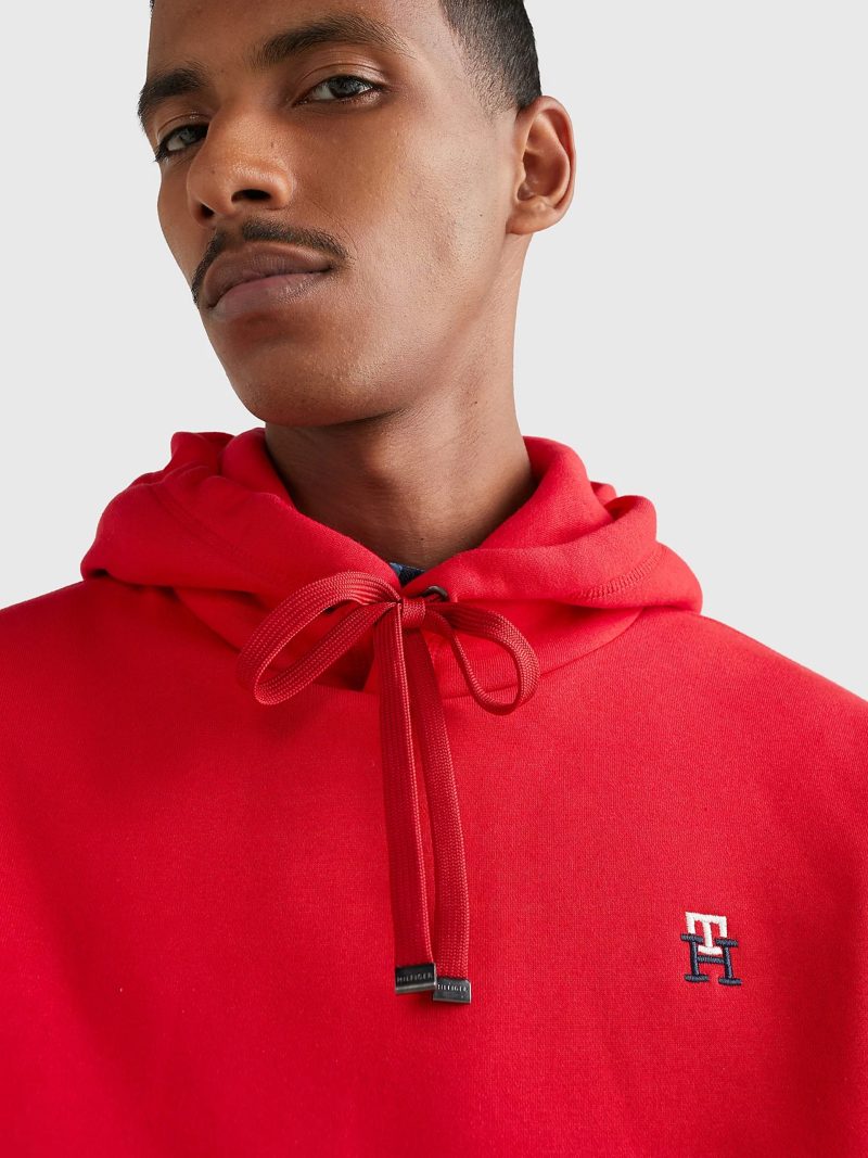 Tommy Hilfiger pánská červená mikina