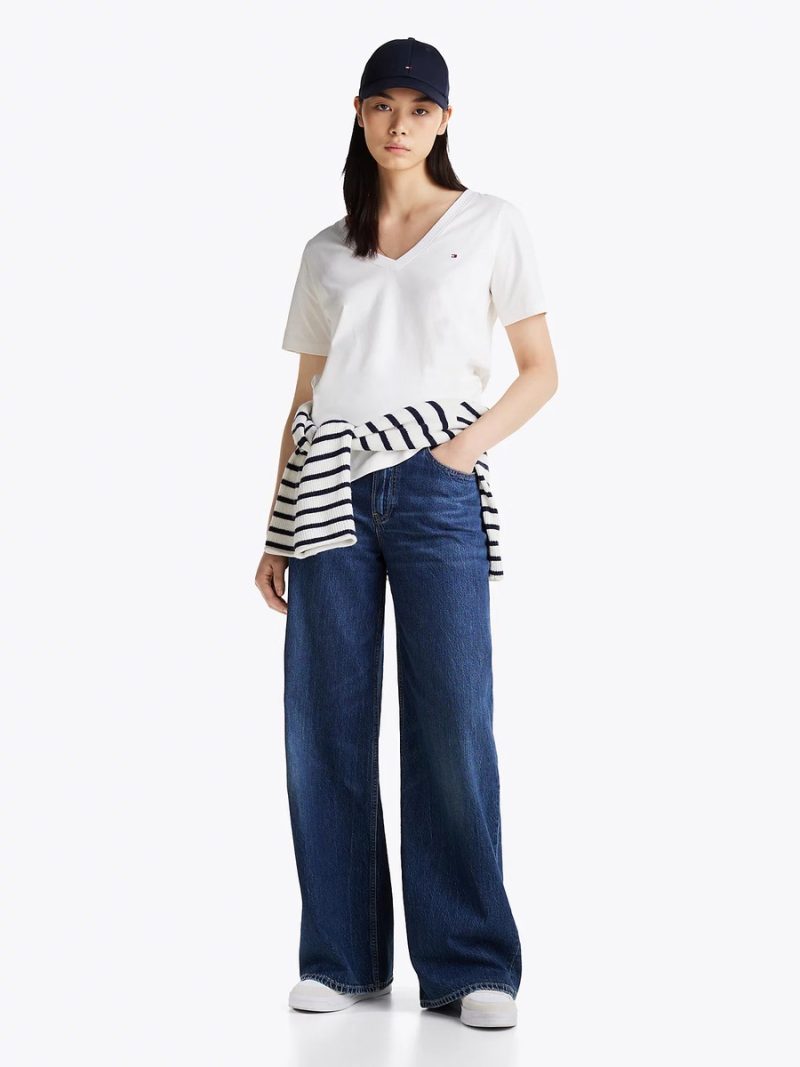 Tommy Hilfiger dámské bílé tričko