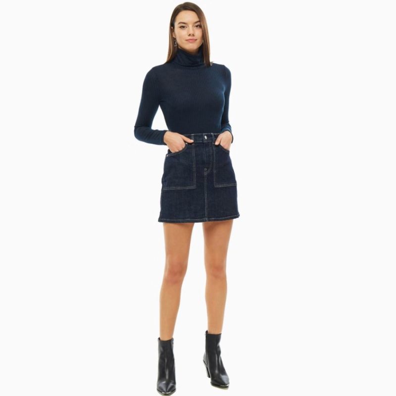 Pepe Jeans dámský tmavě modrý rolák Miren
