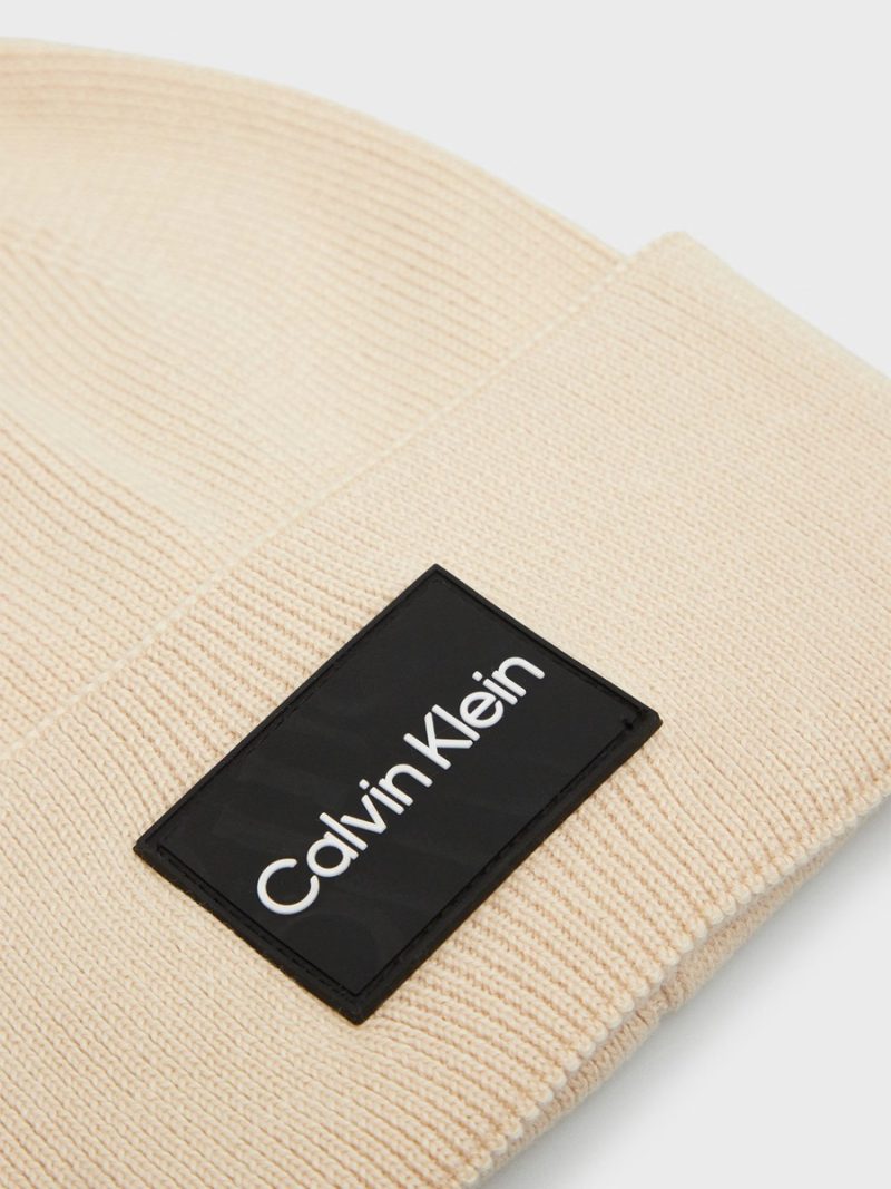 Calvin Klein pánská béžová čepice