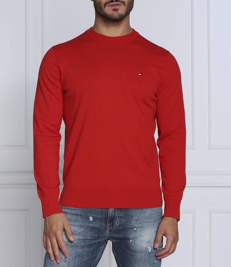 Tommy Hilfiger pánský červený svetr 1985