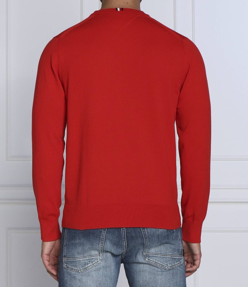 Tommy Hilfiger pánský červený svetr 1985