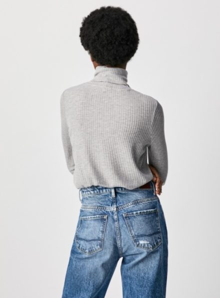 Pepe Jeans dámský šedý rolák Deborah