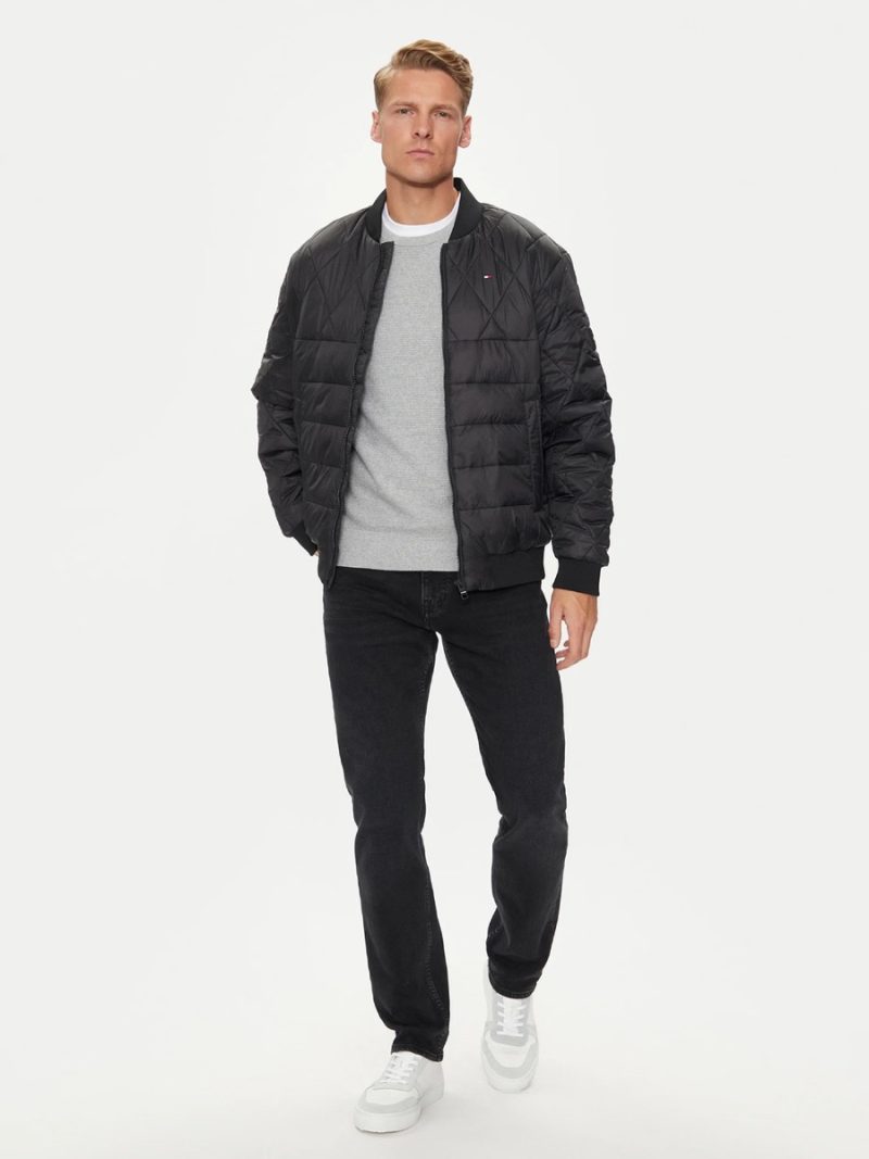 Tommy Hilfiger pánské černé džíny