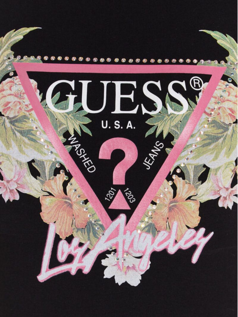 Guess dámské černé tričko