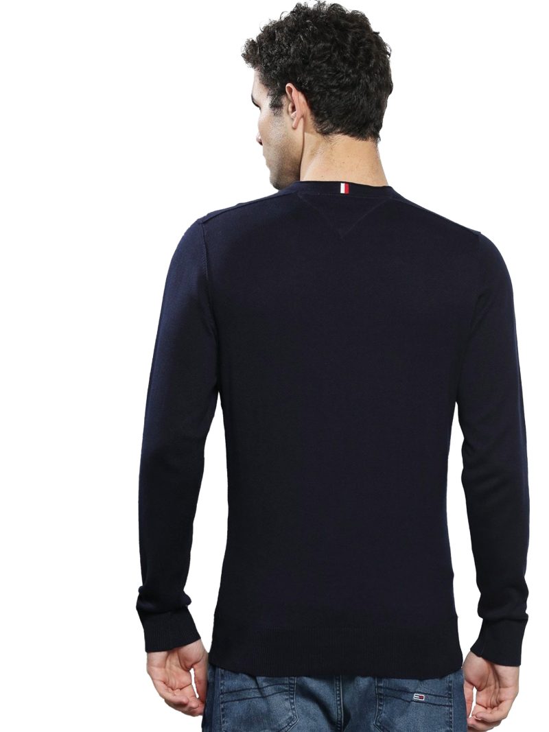 Tommy Hilfiger pánský tmavě modrý svetr