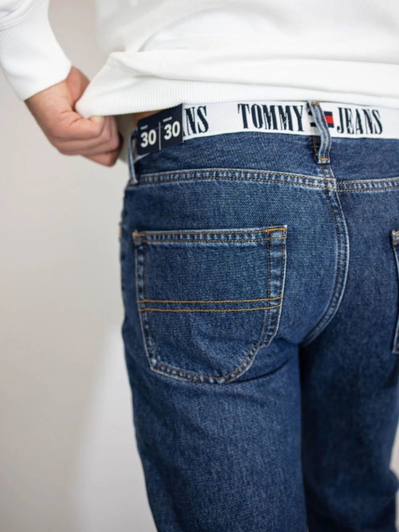 Tommy Jeans pánské modré džíny