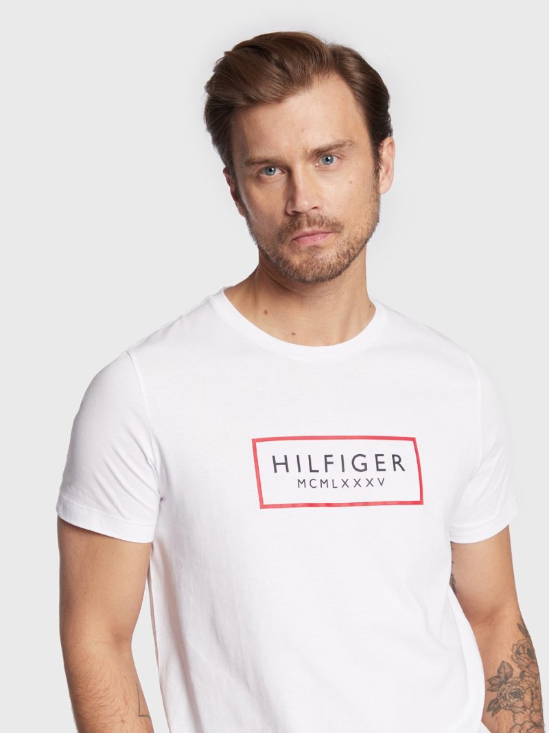 Tommy Hilfiger pánské bílé tričko