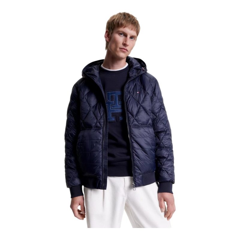 Tommy Hilfiger pánská tmavě modrá bunda