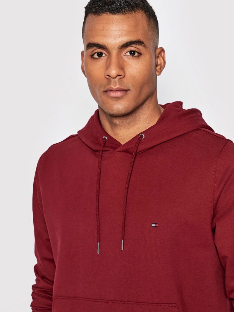 Tommy Hilfiger pánská vínová mikina 1985 Hoody