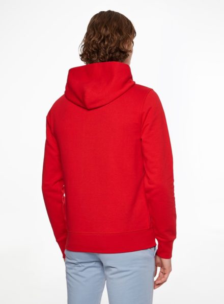 Tommy Hilfiger pánská červená mikina Square logo