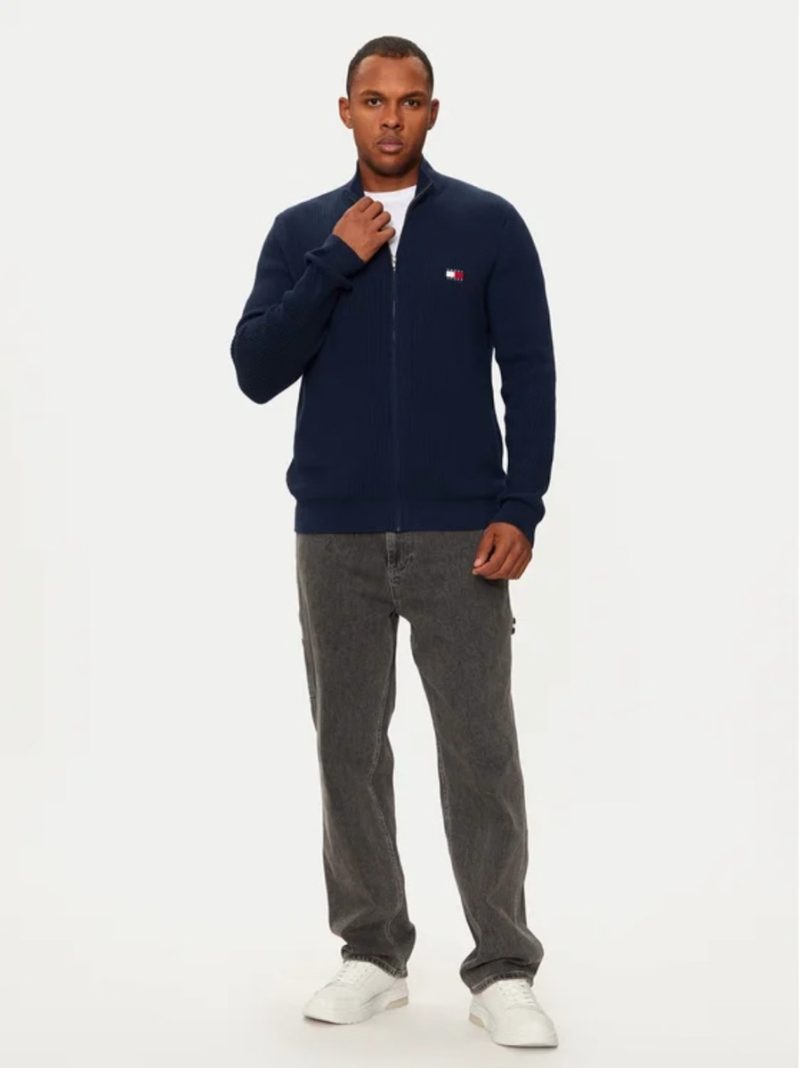 Tommy Jeans pánský modrý svetr