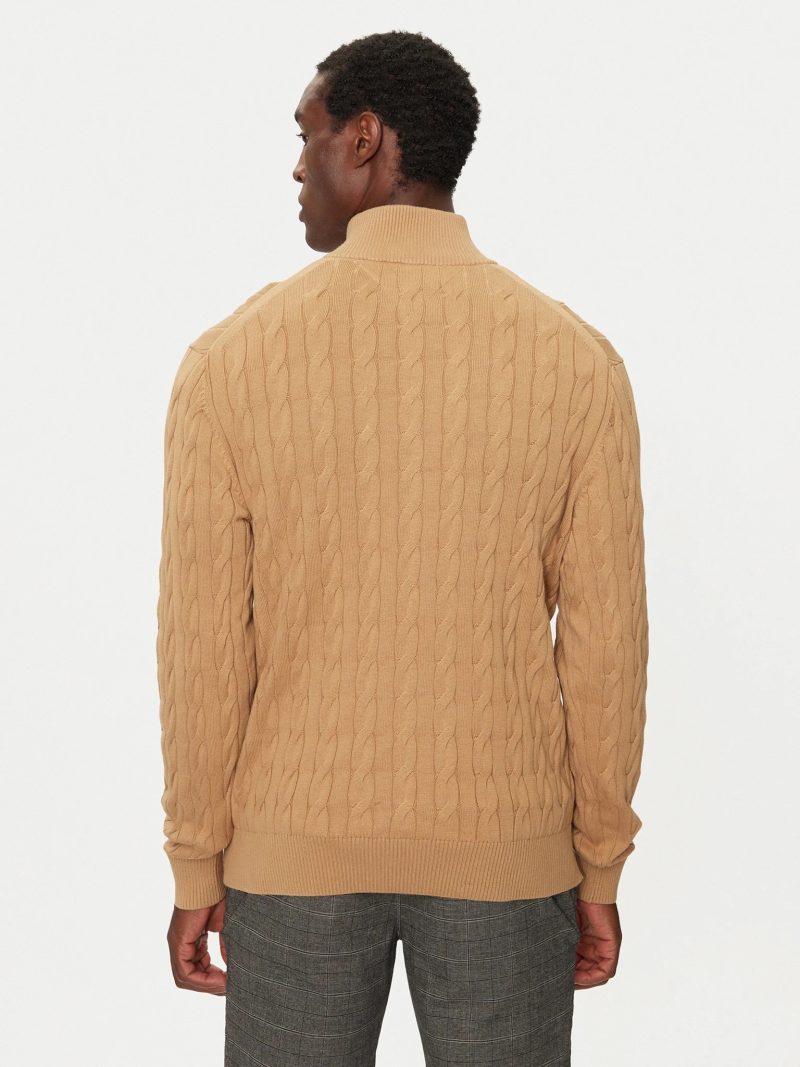 Tommy Hilfiger pánský béžový svetr