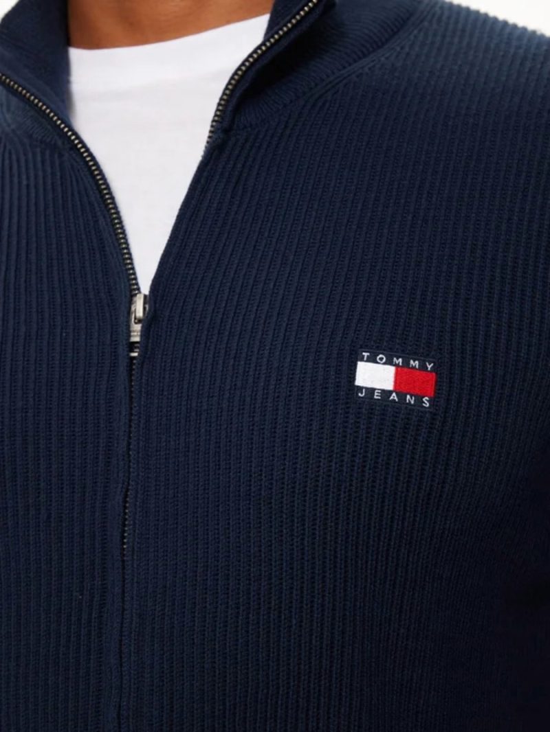 Tommy Jeans pánský modrý svetr
