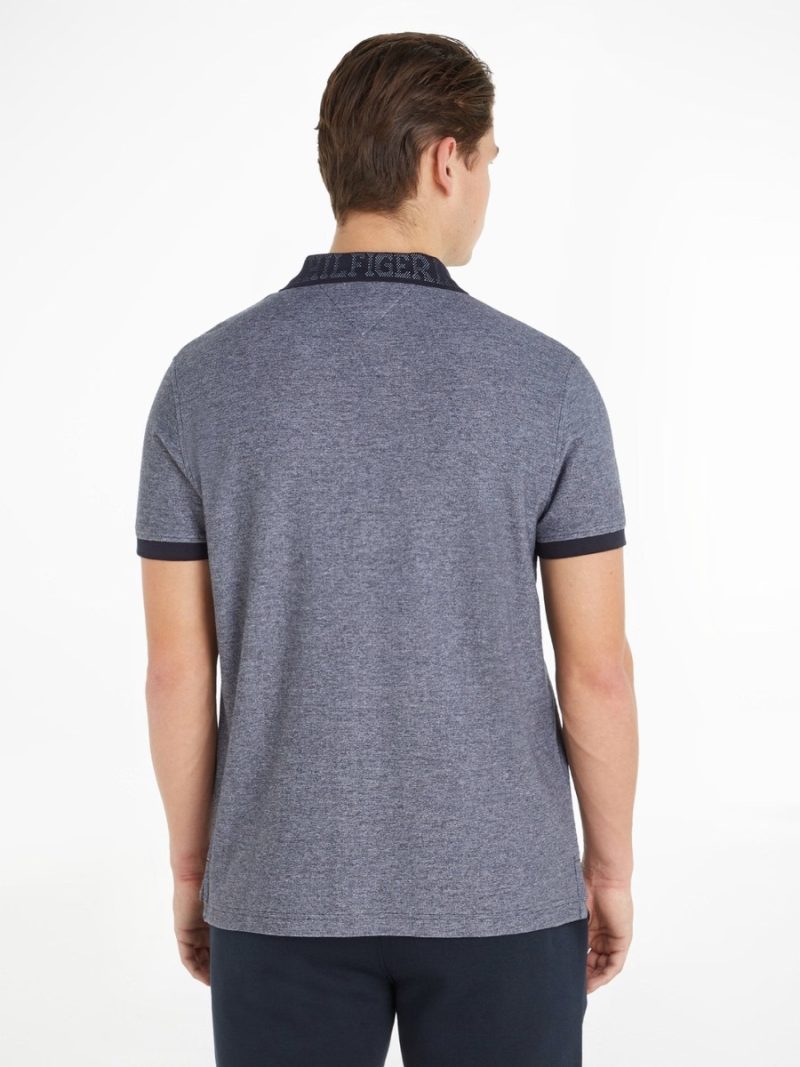 Tommy Hilfiger pánské tmavě modré polotričko