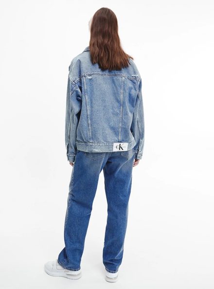 Calvin Klein dámská modrá džínová bunda