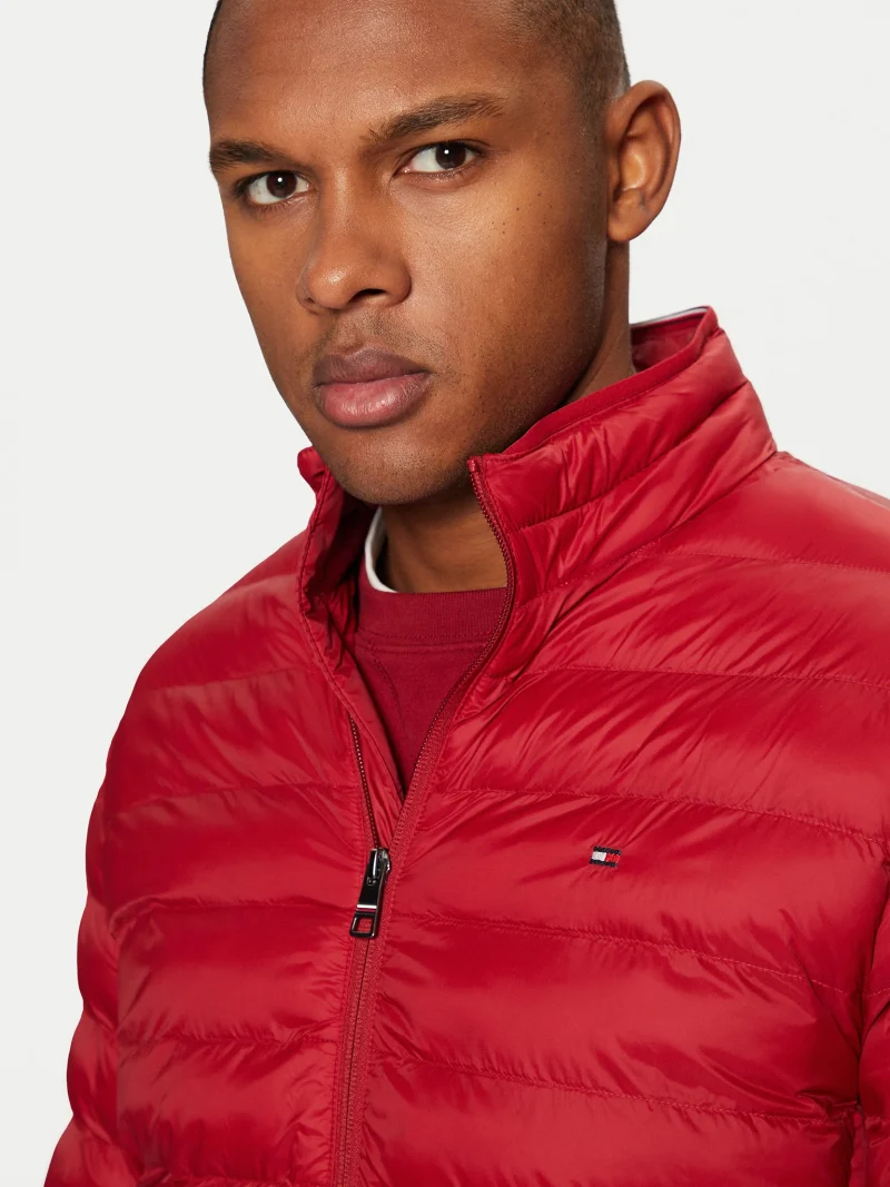 Tommy Hilfiger pánská červená bunda Packable