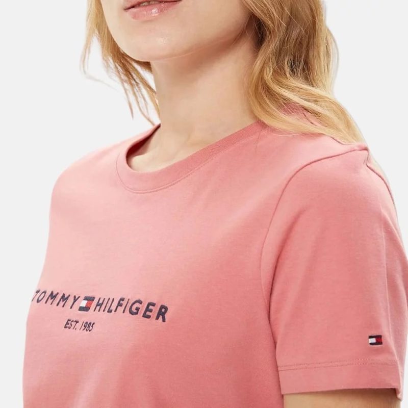 Tommy Hilfiger dámské růžové triko