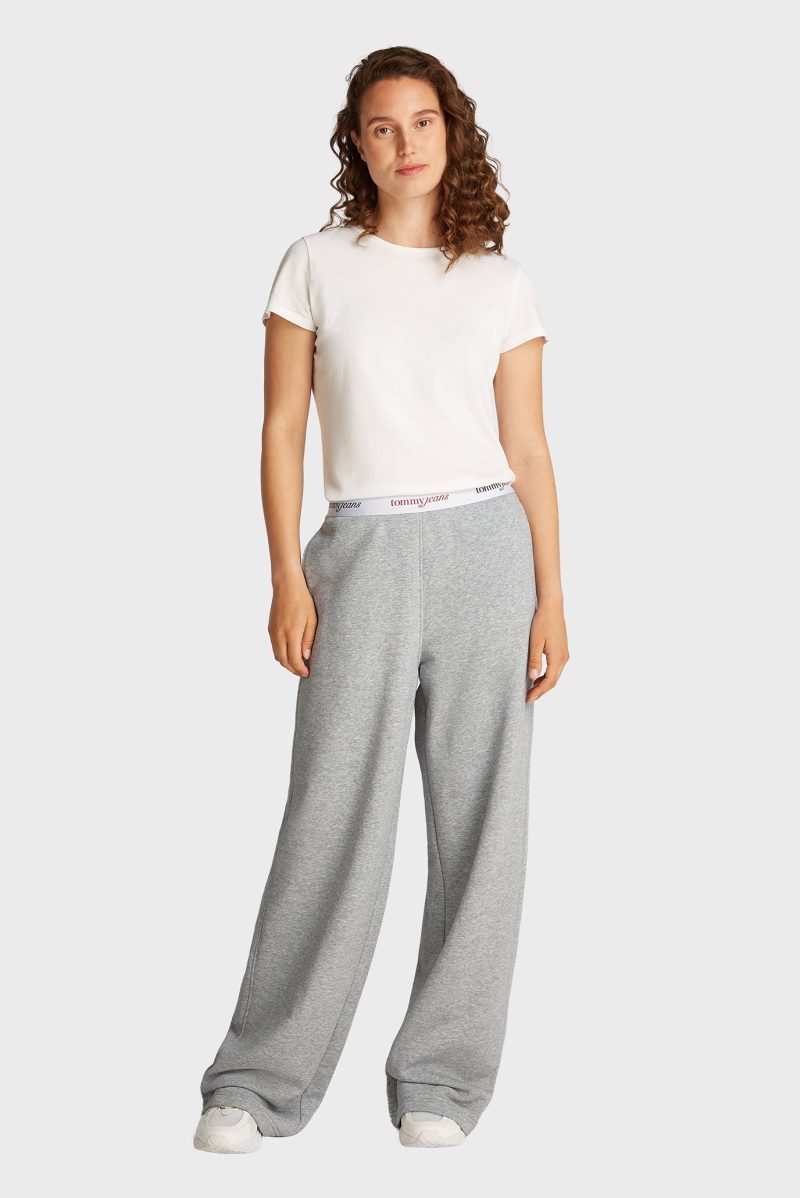 Tommy Jeans dámské šedé tepláky