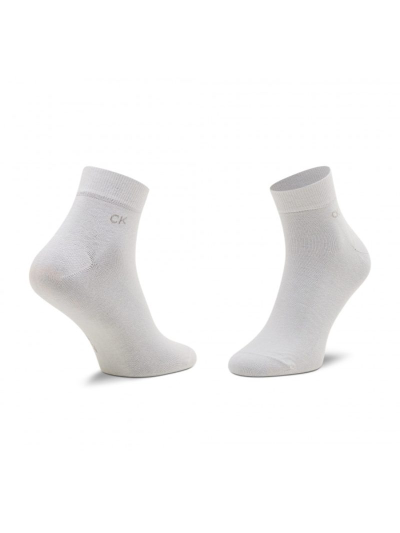 Calvin Klein pánské bílé ponožky 2 pack