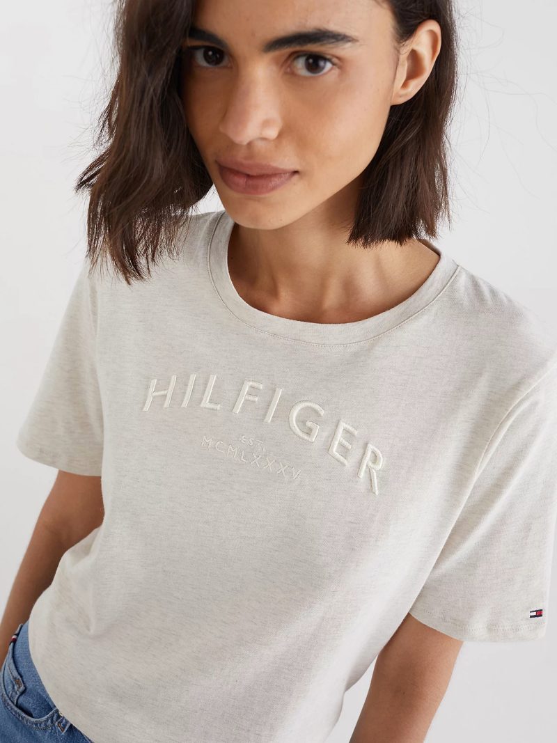 Tommy Hilfiger dámské béžové tričko