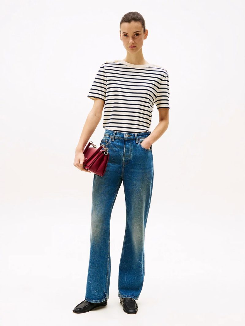 Tommy Hilfiger dámské pruhované tričko