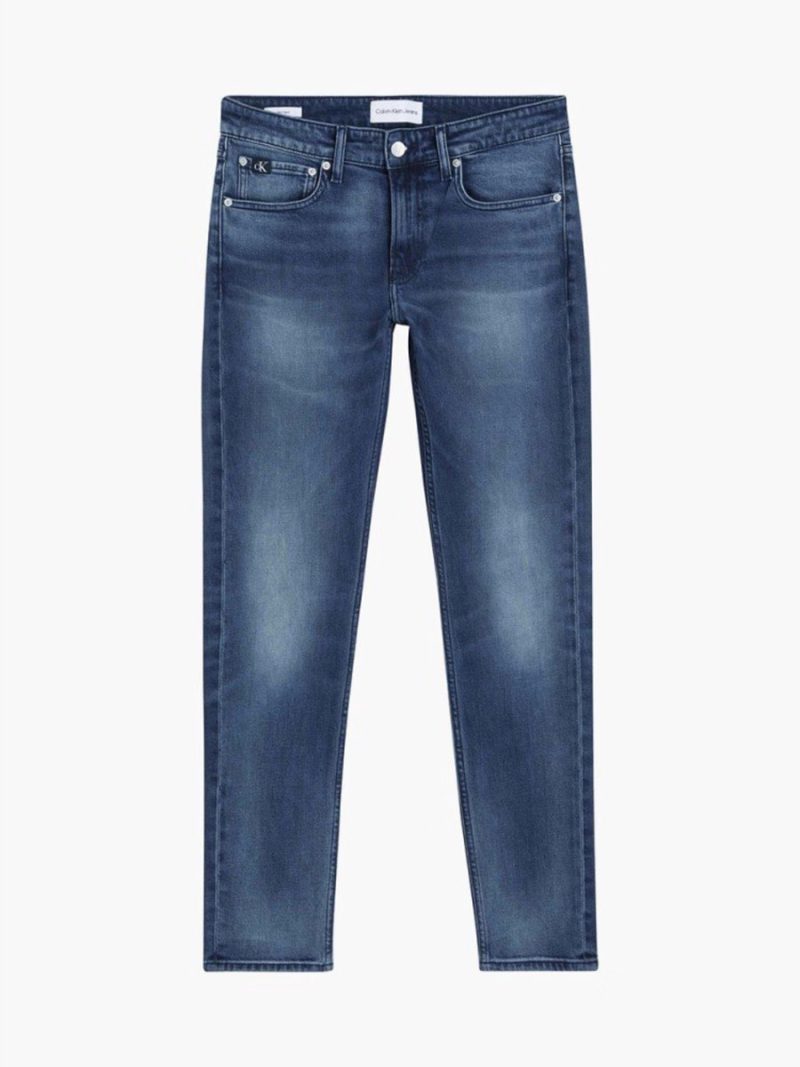 Calvin Klein pánské modré džíny Slim Taper